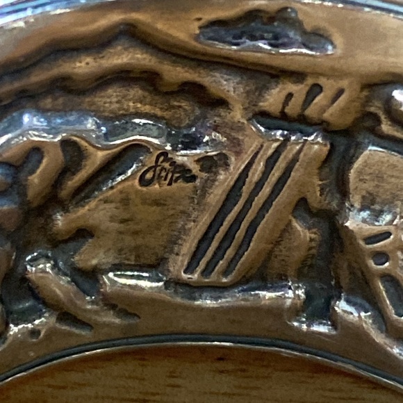 Fritz Casuse Sterling Silver Storytelling Cuff - Picture 5 of 7